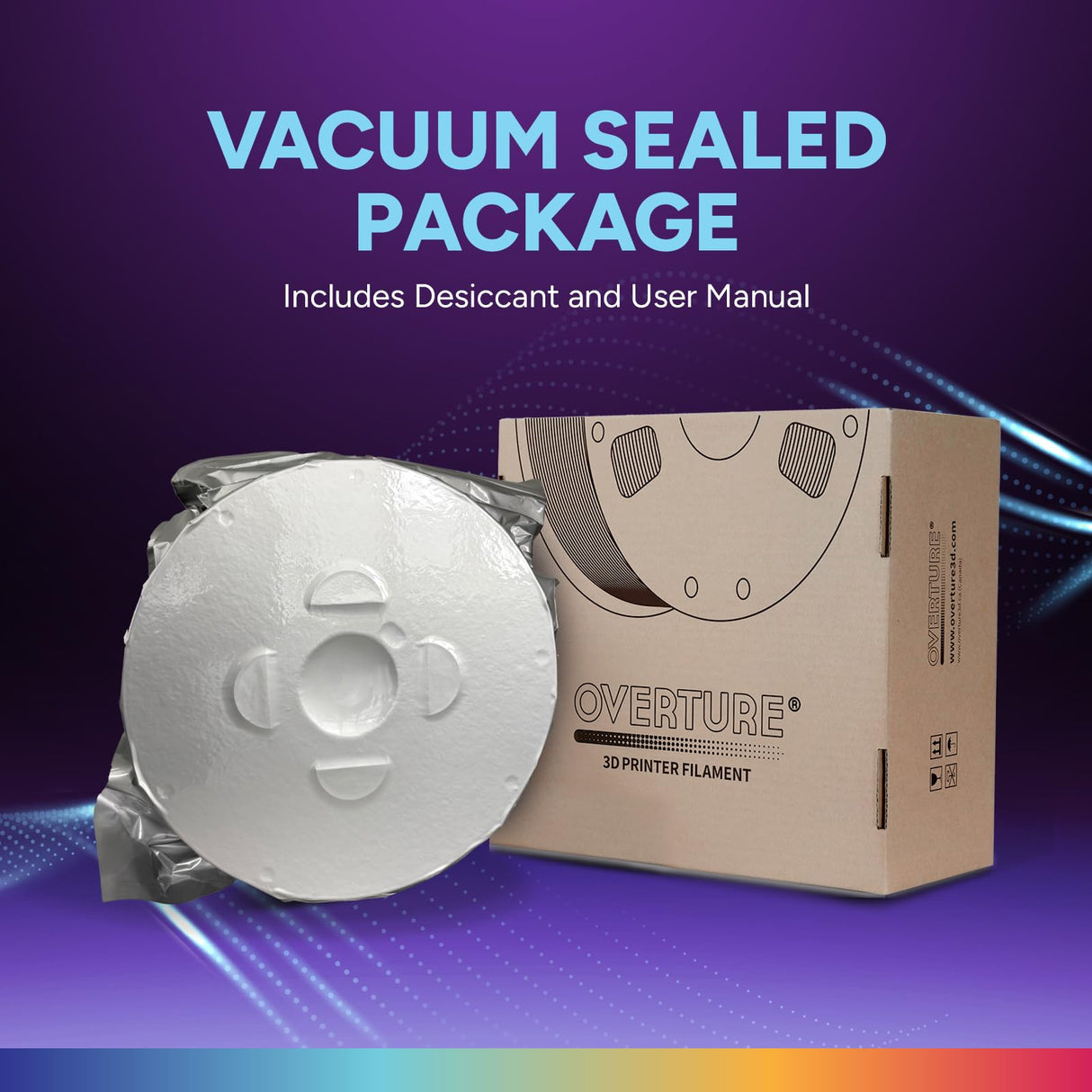 OVERTURE TPU High Speed Filament 1.75mm Flexible Roll, 95A Soft 3D Printer Filament, 2kg Spool (4.4 lbs), Fit Most FDM Printer (HS TPU 2kg Black 1-Pack) OVERTURE