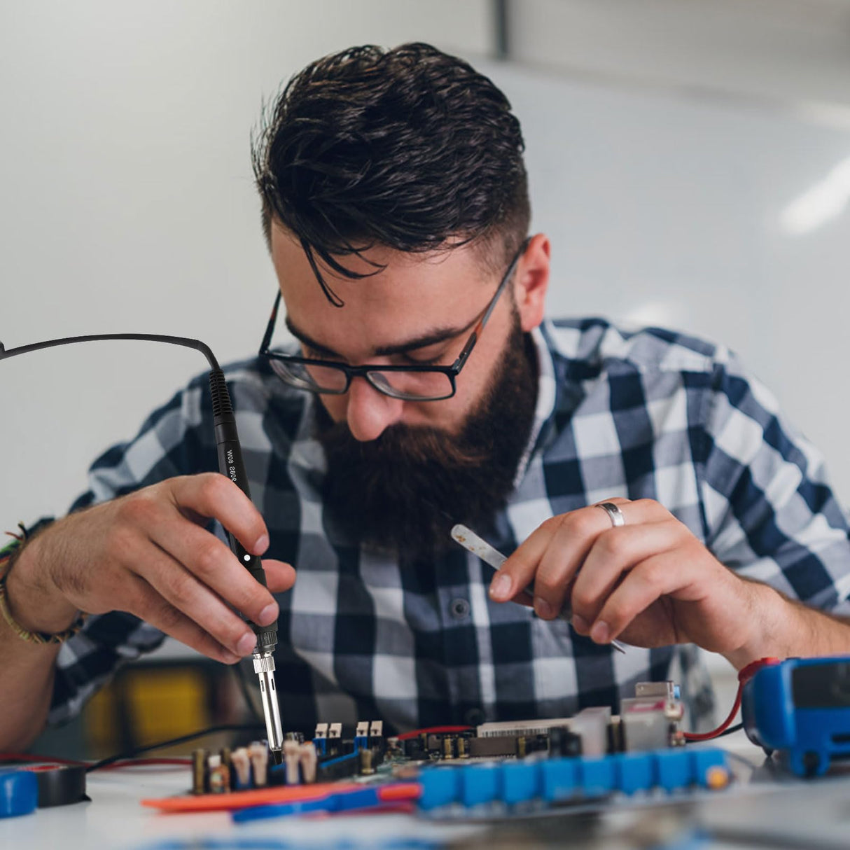 Wood Burning Kit with Letter Stamps,26 Letters Copper Mold DIY Wood Burning Carving Set,DIY Wood Burning Letters Leather Burning Kit,Wood Burning Letters Generic