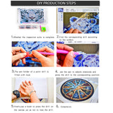 5D DIY Full Drill Constellation Diamond Art Aquarius Cross Stitch Zodiac Signs Embroidery Mosaic Kit Home Decor Wall Art Gifts Twelve 11.8x11.8 30x30 cm Better Selection