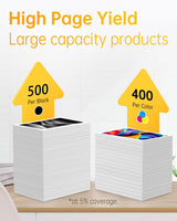 LEMERO 245XL Ink Cartridge PG-245 CL-246 Replacement for Canon Ink 245 and 246 Compatible for Canon 245XL 246XL Combo Pack for Canon Pixma MX490 MX492 MG2522 TR4522 TR4520 TS3122 TS3322 Printer LEMERO