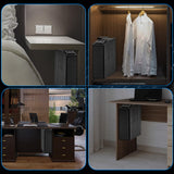 LMRSTOO Biometric Gun Safe for Handgun,Fingerprint Bedside Gun Safe with Fingerprint, PIN Code, KEY Access LMRSTOO