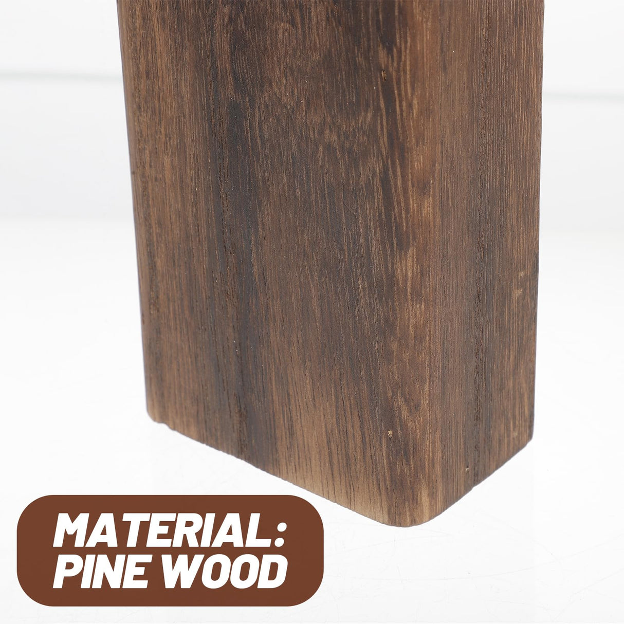 Angoily Wood Wall Decor, Wood Wall Planter Pocket, Wooden Hanging Planter Modern Farmhouse Bathroom Vase Dried Flowers and Artificial Greenery Indoor Plants Holder for Living Room Angoily