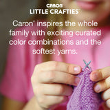 Caron Little Crafties Acrylic Mini Yarn Multipack 20 Count (Pack of 1) – Knitting, Crocheting & Art Projects – Machine Washable & Dryable – Durable Light Weight Yarn Kit Caron
