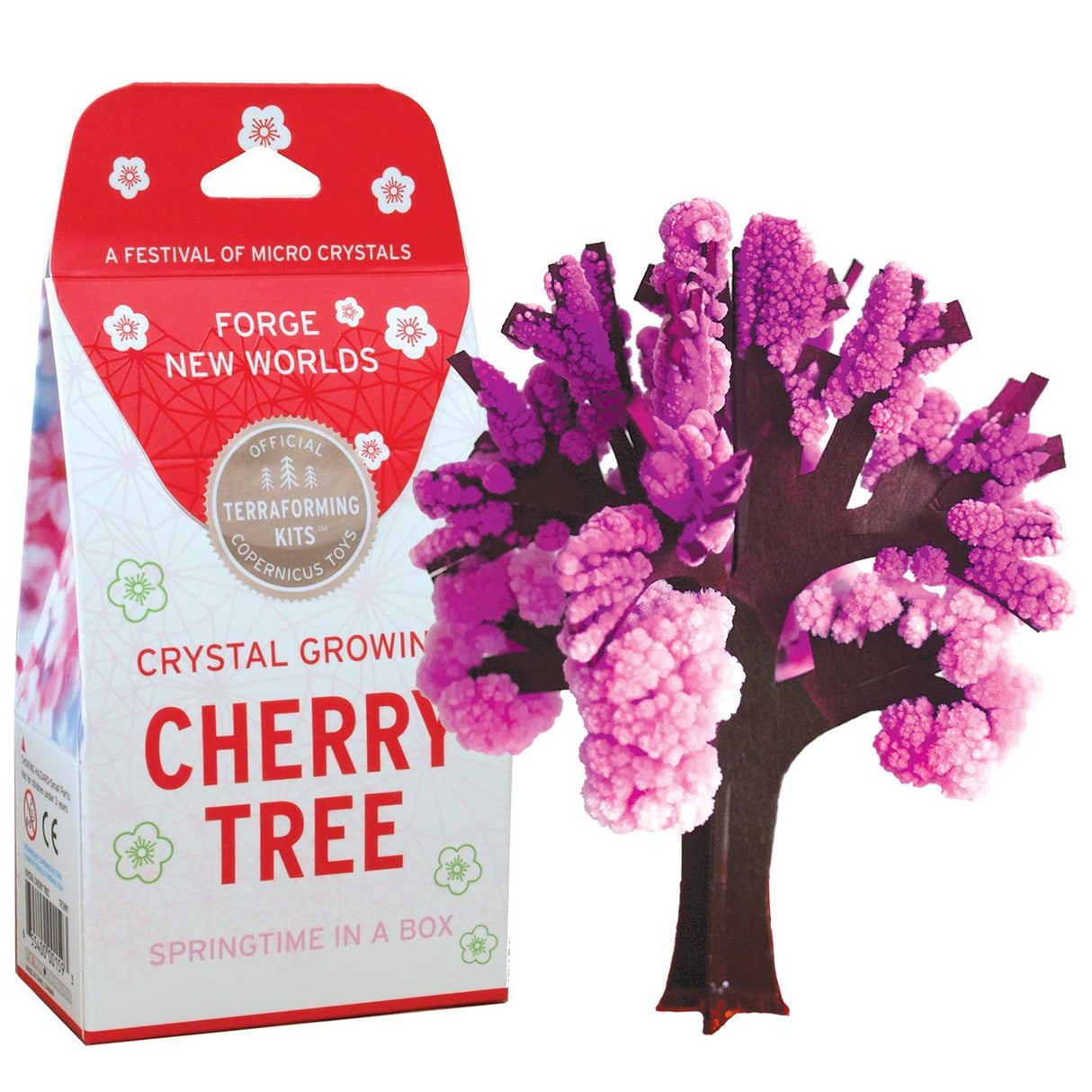 Copernicus Toys Crystal Growing Cherry Tree | Official Terraformer kit | Grows in Hours | Facts and Instructions Included Copernicus Toys