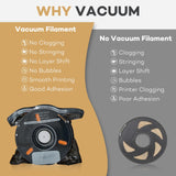 Filament Storage Bags Kit with Electric Vacuum Pump - Rechargeable, 20 Pcs Light-Proof Vacuum Sealed Bags for 3D Filament with 4 Clips, Spool Sealing for Keeping Filament Dry and Clean (13.4*12.6in) AJKJ