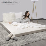Milliard Tri Folding Memory Foam Mattress with Washable Cover Full Size (75" x 52" x 6") Milliard