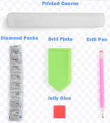 Apomelo Diamond Art Kits for Adults Baseball Diamond Art Painting Sports DIY Full Drill Diamond Art Crafts for Home Wall Decor,Fire Baseball,14x14 inches Apomelo