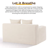 Convertible Sofa Bed, 3 in 1 Loveseat Folding Couch Bed Foldable - Chaise Lounge Chair & Floor Futon Sleeper, Corduroy Pull Out Sofa Bed with 4 Pillows for Living Room, Beige cidludto