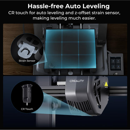 Creality Ender 3 V3 SE 3D Printer, 250mm/s Faster FDM 3D Printers with CR Touch Auto Leveling, Sprite Direct Extruder Auto-Load Filament Dual Z-axis & Y-axis, Printing Size 8.66 * 8.66 * 9.84 - WoodArtSupply