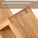 TRWISWDC Wine Rack Countertop Oak Wooden Wine Bottle Holder Rustic Free Standing Wine Storage Racks for Tabletop, Hutches and Display Cabinets - No TRWISWDC