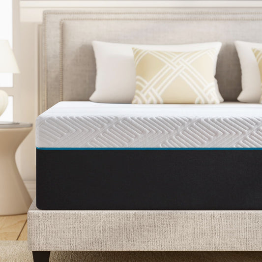 Twolike King Size Mattress,14-Inch King Foam Mattress in Box,Edges Support for Sleep Supportive,76" X 80" X 14"