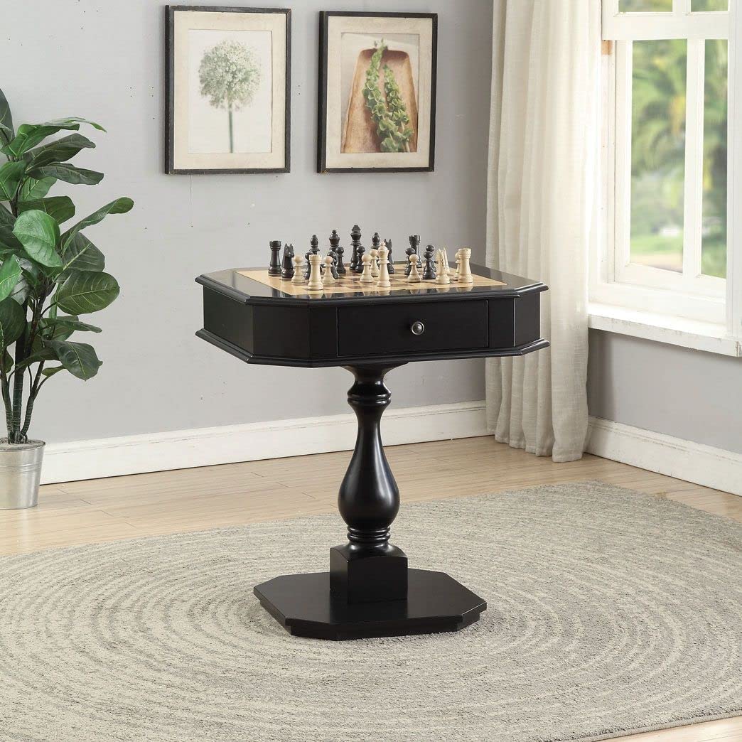 ACME Bishop Game Table in Black Acme