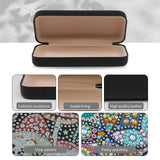 FlyingMage 5D Diamond Art Painting Kit for Adults Beginner, Small DIY Diamond Dots Gem Art Painting Mosaic Kits, Cute Hard Shell Sunglasses Eyeglasses Glasses Case for Women Teen, Mandala Totem FlyingMage