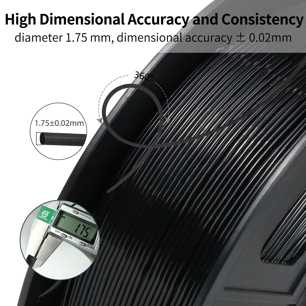 IEMAI 95A TPU Filament 1.75mm, Flexible & Soft 3D Printer Filament, Strong Adhesion & Durability, Tangle-Free, Black 1kg Spool for Protective Parts, Wearables & Industrial Use IEMAI