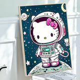 JYLMOOD Cartoon Diamond Painting Kits for Adults 5D Diamond Art Kits for Beginner,DIY Full Drill Diamond Rhinestone with Tools Accessories for Home Wall Decor Christmas 12x16inch JYLMOOD