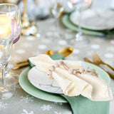 Yagoo Napkin Rings Set of 6, Handmade Farmhouse Wood Beaded Napkin Ring Set for Wedding, Banquet, Party, Dinner Table Decor (Natural) Yagoo