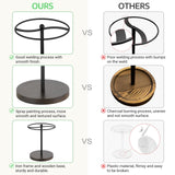 Mkono Sunglasses Organizer Glasses Holder Stand Sunglass Storage Display Eyeglasses Rack for up to 12 Pairs of Eyewear Glasses for Table Dresser Desk Countertop Bedroom, Set of 1, Gold Mkono