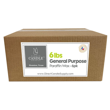 Direct Candle Supply 6lb Paraffin Wax, Parafin Wax, Paraffin Wax Candle Making Kit, Paraffin Wax Blocks, Making, Canning, Waterproofing, Metal Preservation, and a Variety of Other Applications Direct Candle Supply