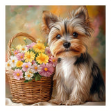 SJUTOUCI Diamond Art Painting Kits for Adults, Dog Diamond Art Kits for Beginners, 5D DIY Full Drill Gem Craft for Home Decor Gift 11.8x11.8inch, Animal SJUTOUCI