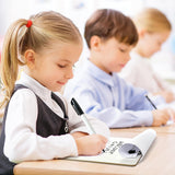 SCRIBBLEDO Dry Erase Clipboard Durable Double-Sided 9"x12" White Board Clipboard with Low Profile Clip White Clipboard for School Teacher Classroom Office Warehouse and Home Use Scribbledo