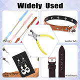 Shoe Strap Hole Puncher Pliers Watch Band Leather Hole Punch Plier 2.0mm Universal Wrist Belt Punch Hole Tool Repair Tools Hole Puncher for Shoes Strap, Belts, Fabric, DIY Crafts, Dog Collars Styquenzer