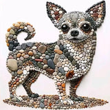 ZHUDENGXJL Diamond Art Kits for Adults Beginners, Animal 5D Diamond Painting Kits for Stone Dog,DIY Full Round Drill Gem Art with Paint by Diamonds for Adults Home Wall Decor 12 X 12inch ZHUDENGXJL