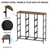 EXOTICA Dresser for Bedroom with 12 Drawers Tall Dresser & Chest of Drawers Fabric Dressers Storage Tower for Living Room Closet Hallway with Wooden Top and Metal Frame EXOTICA