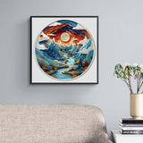 Wooden Puzzles for Adults, Wooden Cave Puzzles, Flat Puzzles with 3D Visual Effect When Completed, Christmas Birthday Gifts for Puzzle Lover, Wood Adult Puzzles (L-13.4 * 13.4in 300pcs) NABYSHOP