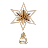 Department 56 Flourish Star Christmas Tree Topper, 11.25 Inch, Brown Department 56