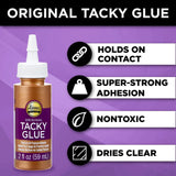 Aleene's Original 2 fl. oz. 6-Pack, America's Favorite Tacky Glue, 6 Pack, Ideal for Slime, Crafts and School Projects Aleene's