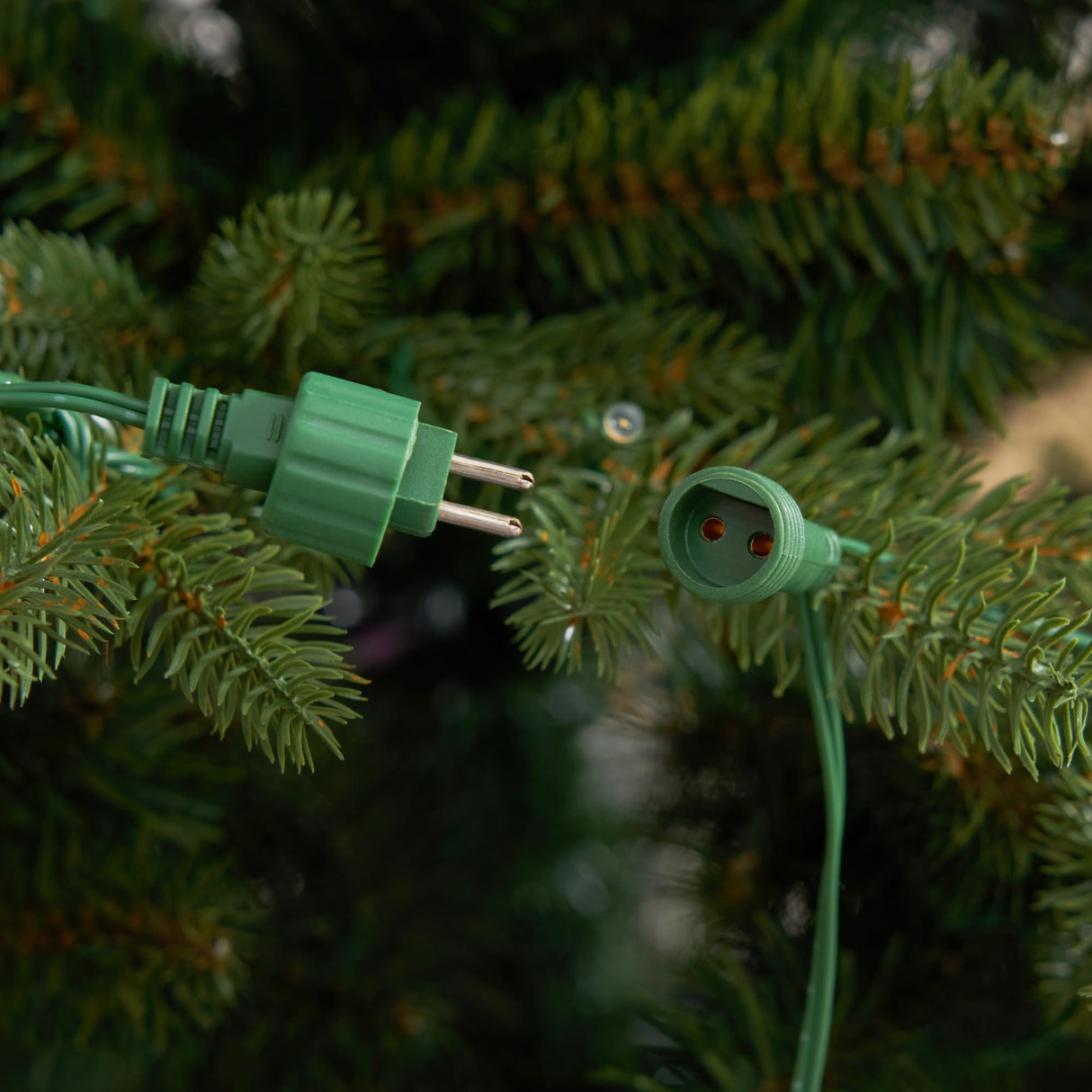 13ft. Artificial Slim Green Mountain Pine Christmas Tree with 1360 Warm White LED Lights and 3924 Bendable Branches Nearly Natural