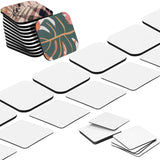 Sublimation Blank Refrigerator Magnets for Kitchen Office Calendar Decorative Square Fridge Magnet Popular Home Wall Decor DIY Decorative Magnets (16 Pieces, 5 x 5 x 0.4 cm) Frienda