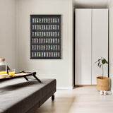 Large 144 Shot Glass Display Case Rack Solid Wood Cabinet Holder Wall Curio Cabinet Shadow Box for Action Figures Small Figurines - Lockable with UV WoodArtSupply