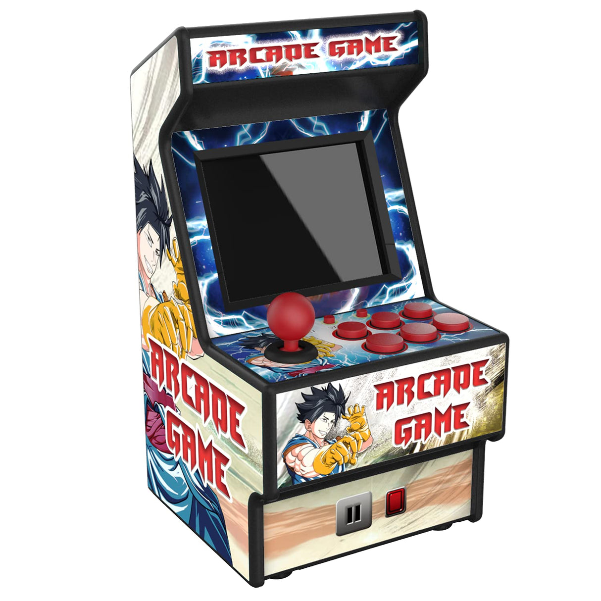 Golden Security Mini Arcade Game Machine 156 Classic Handheld Games Portable Machine for Kids&Adults with 2.8" Eye-Protected Colorful Screen&Rechargeable Battery (RHAC06) Golden Security