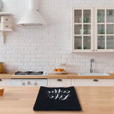 Ferraycle 4 Pieces Kitchen Towels, Coffee Kitchen Hand Towels, Dish Towels, Absorbent Decorative Dish Cloths, for Farmhouse Housewarming (Mainly Black,Truck Style) Ferraycle