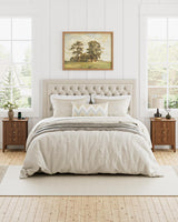 Apetaccat Night Stand, Fluted Nightstand Bedside Tall Farmhouse Nightstand with 3 Drawers, Mid Century Modern Side Accent Table,Bedside End Table for Bedroom, Living Room, Walnut Apetaccat