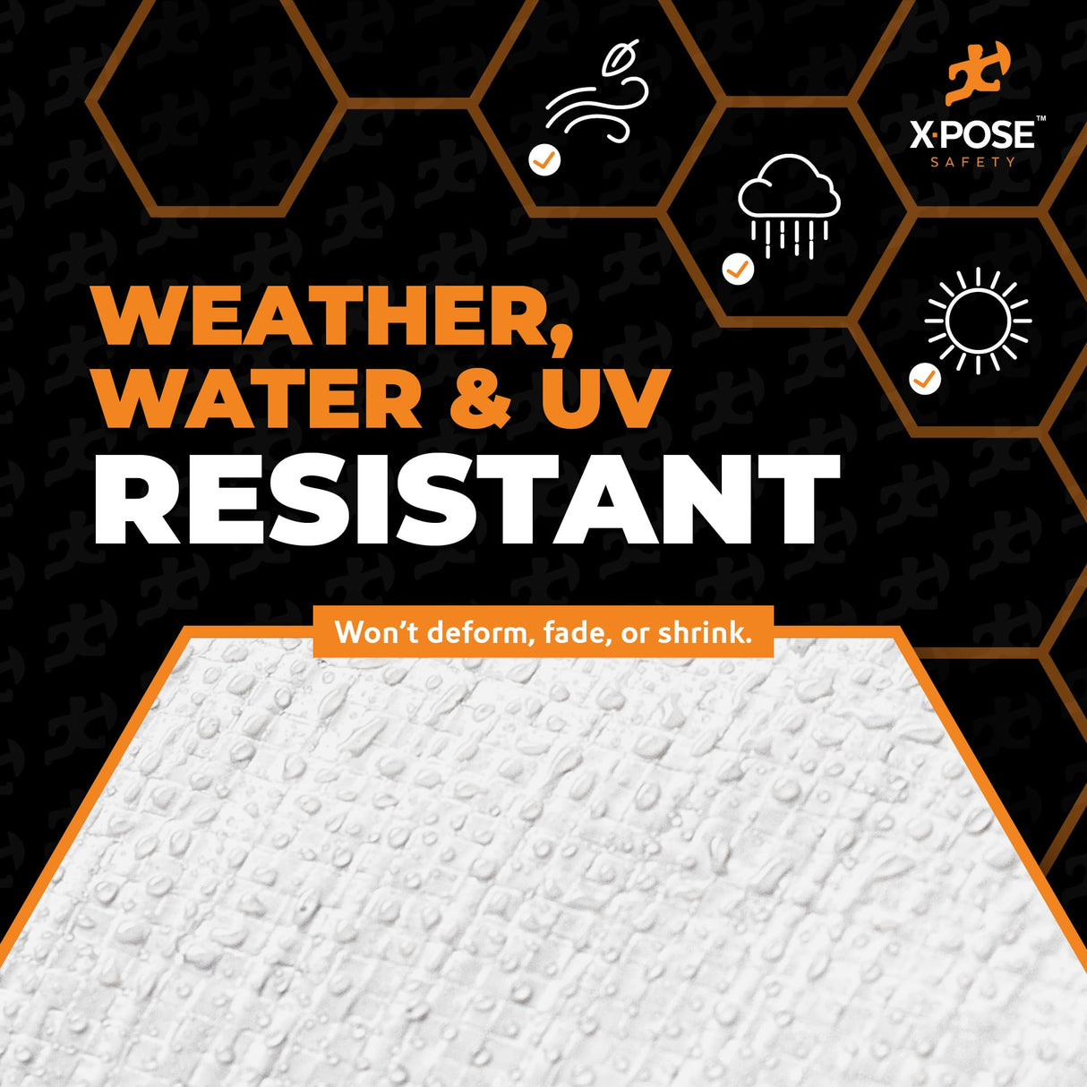 Heavy Duty White Poly Tarp 20' X 40' - Multipurpose Protective Cover - Durable, Waterproof, Weather Proof, Rip and Tear Resistant - Extra Thick 12 Mil Polyethylene - by Xpose Safety Xpose Safety