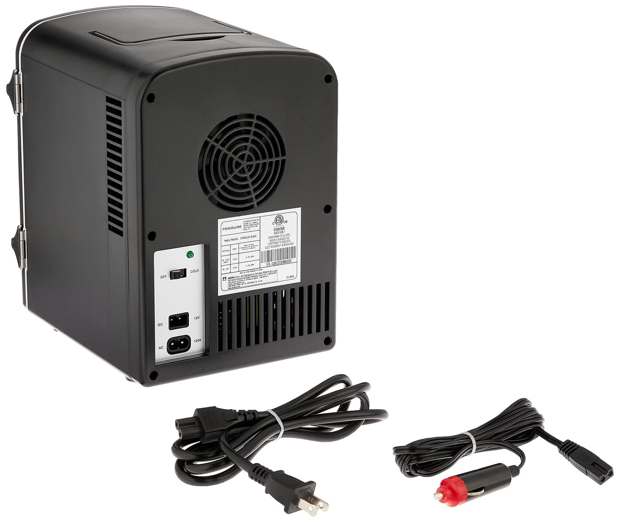 ARCTIC CHEF RMIS129-BLACK Mini Retro 6 Can Beverage Refrigerator-Black, 0.15 Cubic feet RCA