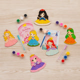 VENUSFIT Princess Party Favors - 12 PCS Princess Birthday Party Supplies - Princess Bubbles & Paint Crafts - Princess Birthday Decorations Goodie Bags Gifts Prizes for Kids Girls Toddler VENUSFIT