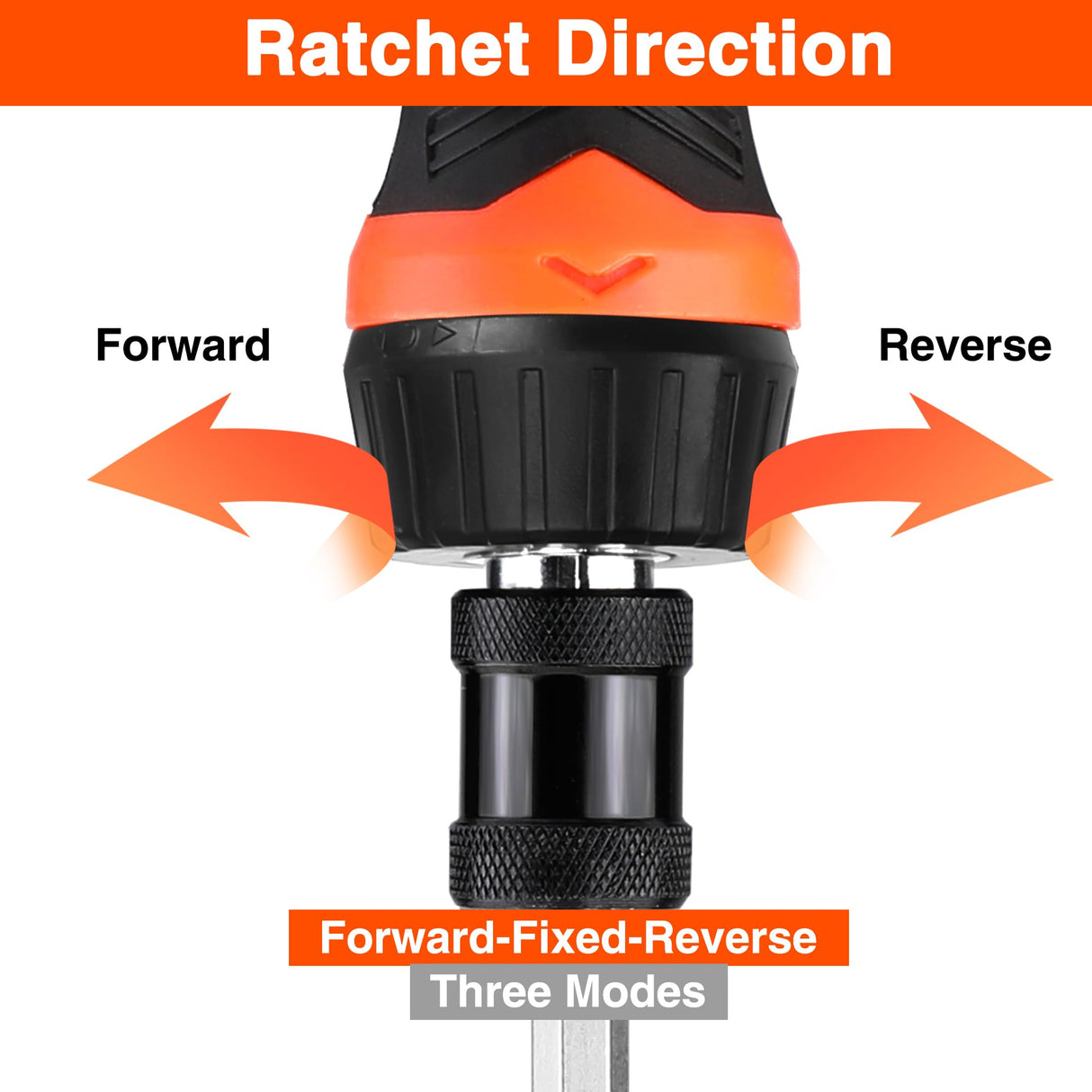 Valuemax Ratcheting Screwdriver, 9-In-1 Multi Screwdriver, Portable Ratchet Screwdriver Set, Adjustable Length, High-Strength Bits, Phillips, Slotted, Torx, Hex, Nut Driver ValueMax