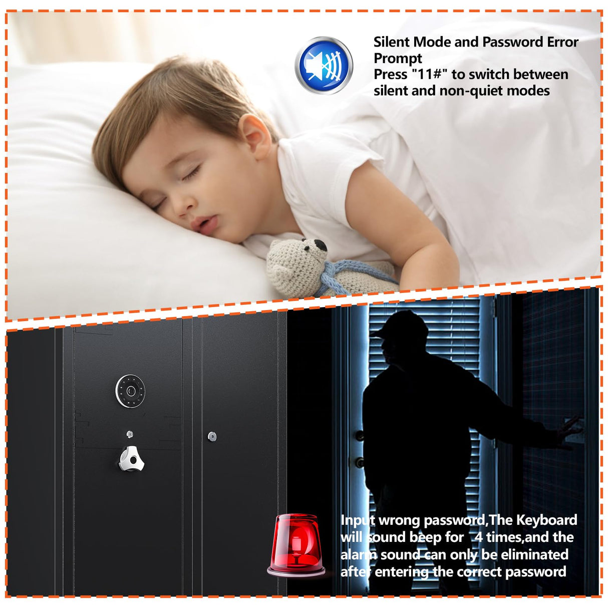 KAER 15-20 Gun Safe,Gun Safes for Home Rifle and Pistols,Large Gun Safes for home and Shotgun, Large Gun Safes for home and Shotgun, Quick Access Shotguns Rifle Cabinet,with Drawer and Removable Shelf KAER