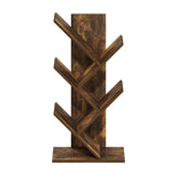 Furinno Tree Book Shelf, 5-Tier Bookshelf, Tree Bookcase for Room Decor, 8.4 x 15.7 x 30.3, for Living Room, Bedroom, Home Office, Amber Pine Furinno