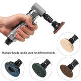 Right Angle Air Die Grinder With 22 Grinding Discs,1/4 inch Pneumatic Die Grinder Tool,Mini Angle Grinder Kit For Grinding,Polishing,Deburring YoShin