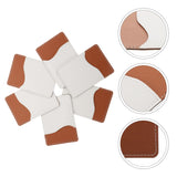 6 Sets of Sublimation Blank Phone Card Holder Leather Adhesive Back Pocket Phone Wallet ID Business Credit Card Phone Pouch EXCEART