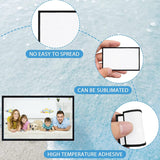 30 Pieces Blank Sublimation Patches 3 Shapes Fabric Iron-on Patch Repair Patches Decorative Patches for DIY Crafts, Hats Clothes Uniforms Shoes Bags Backpacks BOYIVI