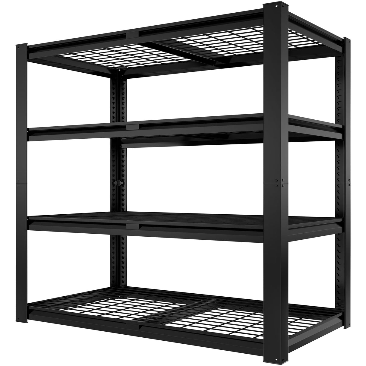 skillmaid 4 Tier 40" W Garage Shelving Heavy Duty Wire Storage Shelves Adjustable Industrial Metal Shelving Unit Utility Shelf for Garage, Warehouse, Basement,Pantry,Commercial, 40" W x 20" D x 59" H skillmaid