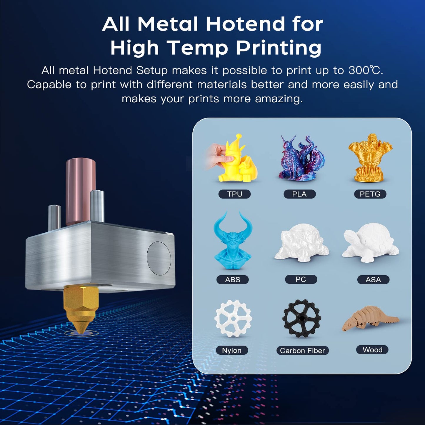 Sovol SV06 3D Printer Open Source with All Metal Hotend Planetary Dual Gear Direct Drive Extruder 25-Point Auto Leveling PEI Build Plate 32 Bit Silent Board Printing Size 8.66x8.66x9.84 inch - WoodArtSupply