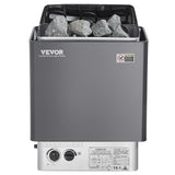 VEVOR Sauna Heater,220V Electric Sauna Stove, Steam Bath Sauna Heater 3h Timer and Adjustable Temp for Max. 176-318 Cubic Feet, (4.5KW) FCC Certification VEVOR