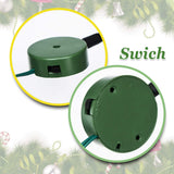 Strong Camel Artificial Christmas Tree Base Stand Rotating Foldable Metal Tree Stand Revolving Tree Holder Base for Christmas Trees Strong Camel