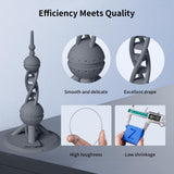 ANYCUBIC High Speed 3D Printer Filament 1.75mm, Print Up to 10X Faster, Rapid PLA Filament with High Prints Quality, Dimensional Accuracy +/- 0.02mm, Print with Most FDM 3D Printers, 1KG Spool, Gray ANYCUBIC